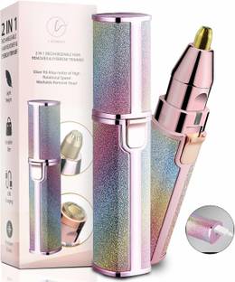 SAFARTRADERS Rechargeable Eyebrow Trimmer & Facial Hair Remover Eyebrow Thread