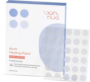 Nua Acne Pimple Patch | 30 Invisible 100% Hydrocolloid Waterproof Patches | 2 Sizes