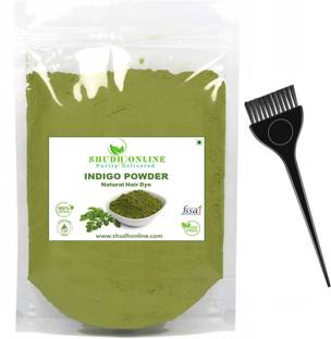शुद्ध ऑनलाइन Indigo Powder for Black Hair/Brown Hair, Neel Patti, Avuri Leaf, Neela Amari, Neelayamari, Neli Aku