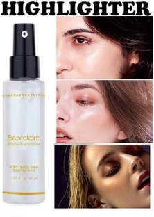 GFSU NEW AND PERFECT FACE AND BODY MAKE UP STARDOM SILVER HIGHLIGHTER Highlighter