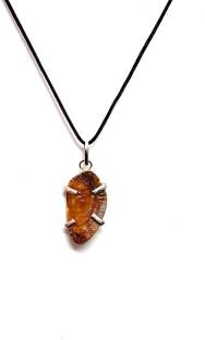 AIR9999 Naturl Shukra Mani Stone pendant Locket For Men & Women Crystal Crystal Pendant