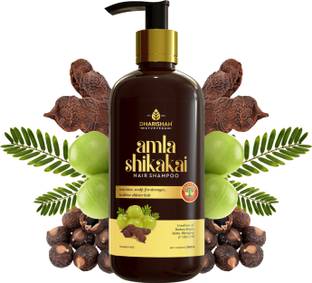 Dharishah Ayurveda Amla Reetha Shikakai Shampoo for Hair Growth Ayurvedic Anti Hairfall & Anti Dandruff Shampoo