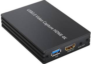 microware  TV-out Cable 4K HD To USB 3.0 Video Capture Card Dongle 1080P 60fps HD Video Recorder Game Grabber For OBS Capturing Game Capture Card Live