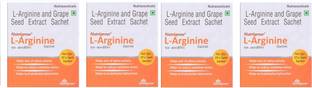 NUTRIGROW L-ARGININE Powder for Muscle Building | Preworkout | Gym suppliments (pack of 4)