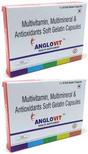 ANGLOVIT Multivitamin, Multimineral & Antioxidant Soft Gelatin Capsules