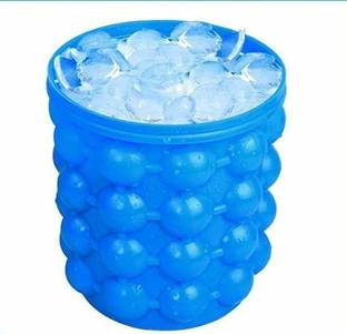 SWISS WONDER 1 L Silicone, Plastic IVI®-255-AZ-Ice Cube Mould and Container Box Ice Bucket