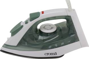 Croma 1600 watt Steam Iron (CRAH2053, Grey) 1600 W Steam Iron