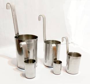 AccuWeigh Milk Measure 1000ML - 50ML ( Dipping ) Measuring Cup Set