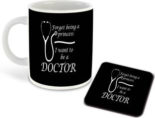 whats your kick Doctor ThemeDesigner Printed White Ceramic Coffee, Tea with Coaster, Milk, Doctor Gifts - D8 Ceramic Coffee Mug