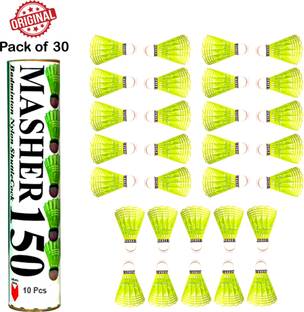 RRTraders Combo of 3 Shuttlecocks Plastic Shuttle  - Green