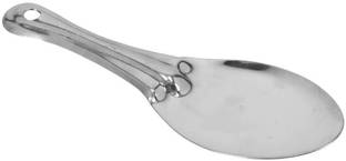 LIMETRO STEEL Pack of 1 Rice Spoon Stainless Steel Serving Spoon