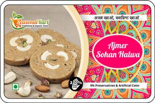 Seasonal Kart Homemade Ajmer Sohan Halwa Made with Desi Ghee |Soan Halwa Indian Sweets Mithai Pure And Natural Box