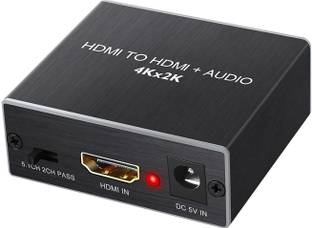 microware  TV-out Cable HDMI Audio Extractor Converter/HDMI to Optical TOSLINK SPDIF with 3.5 mm Stereo Splitter Adapter/HDMI 1.4 Version Support 4K x 2K 3D