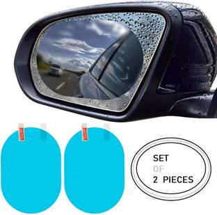 EMPICA Side Mirror Waterproof Rain/Fog Protection Sheet Set of 2 Pieces Car Mirror Rain Blocker