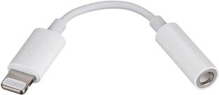 IMMUTABLE White Lightning Headphone Jack Adapter Connector Music Control J56 Phone Converter