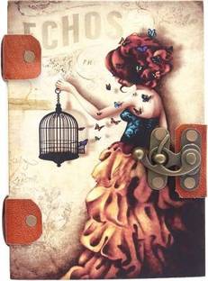 CRAFT CLUB Echo Print Cross Binding A5 Diary Un-Ruled 144 Pages