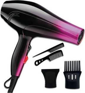 GLOWISH PROFESSIONAL SALON DESIGN HOT AND COLD DUAL AIR FEATURE HIGH QUALITY FASHIONABLE UNISEX HAIR BLOWER WITH ADJUSTMENTS AND HAIR STYLING ACCESSORIES Hair Dryer