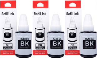 Teqbot Ink For Canon G Series GI-790/G3010 , G1010 , G1100 , G2000 , G2002 , G2010 , G2012 , G2100 , G3000 , G3010 , G3012 , G3100 , G4000 , G4010 , G1900 , G2900 , G3900 , G1800 , G2800 , G3800 Black - Twin Pack Ink Bottle