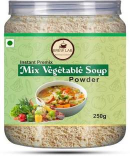 Brew Lab Instant Mix Vegetable Soup Powder | Easy to make | 12-14 Servings | Vending Machine Usable