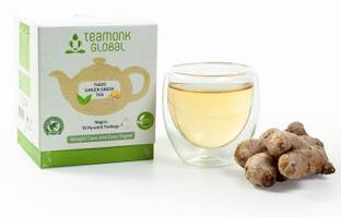 Teamonk Taido High Mountain Ginger Green Tea - Improves Digestion Ginger Green Tea Box