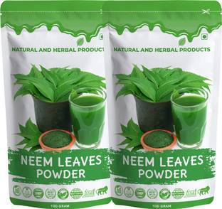 NATURAL AND HERBAL PRODUCTS Neem Leaves Powder For Skin Care | Face Pack | Eating | Drink | Fever | Liver.