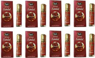 MONET 8 ATTAR SANDAL 8 ML EACH PACK OF 8 . Herbal Attar