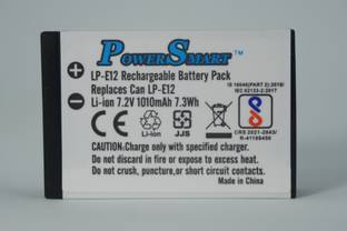 PowerSmart LPE12 Rechargeable  Pack Compatible with Canon EOS M,M10,M100,M200,Rebel SL1, EOS 100D,M50,M50 Mark II PowerShot SX70 HS Canon Camera   Battery