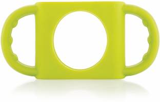 Beebaby 100% Silicone Handle for Slim Neck Baby Feeding Bottle. (Green) 100% BPA Free. 4m+