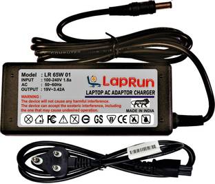 LAPRUN Charger Compatible for EI-System 65W Laptops 19v,3.42a,Pin-5.5x2.5, 65 W Adapter