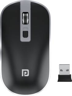 Portronics Toad 14 / Runs on single AA Battery,upto 1400 DPI,30 Lakhs + click life Wireless Ambidextrous Optical Mouse