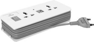 Polycab 6A 2 Pin Power Strip with Twin USB Charging Port 1.5m Cord 2  Socket Extension Boards