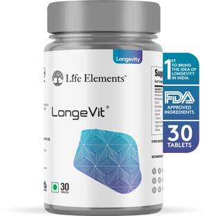 Life Elements LongiVit NMN+NAD+Pterostilbene+Reverse Ageing Formula for Health-span Extension