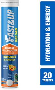 FAST&UP Reload Electrolytes-Hydration with Instant Energy Formula-Energy Drink-IcePeach Hydration Drink