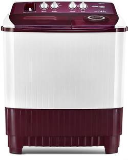Voltas Beko 14 kg Semi Automatic Top Load White, Maroon (WTT140AB