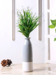 well art gallery Artificial Plants, Fake Boston Fern Greenery Outdoor UV Resistant No Fade Faux Plastic Plants Garden Porch Window Box Decorating Bonsai Artificial Plant