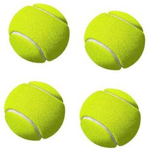 MRX green cricket tennis ball-4 pieces Tennis Ball