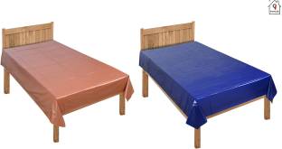 Organiser Villa 210 TC PVC Single Solid Flat Bedsheet