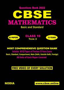 CBSE Mathematics (Standard and Basic) Class 10 Term 2 2022