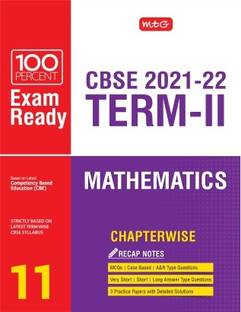 Class 11-100 Percent Exam Ready Cbse Board Term 2 Chapter-Wise Question Bank Mathematics