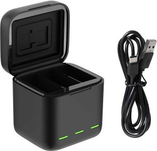 Add to Compare IJJA Hero 10/9 Battery Charger, 3-Channel USB Battery Quick Charger with Type-C Cord for GoPro Hero 10... 4.238 Ratings & 2 Reviews Type: Battery Charger Power Source: USB Color: Black Manufacturing defects only ₹1,333 ₹2,999 55% off Free delivery