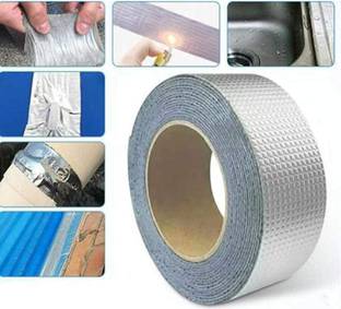 JIG'sMART 7M Roll Roof Leakage Sealing Waterproof Strong Butyl Adhesive Aluminum Foil Tape Crack Filler