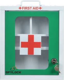 Spylock Double Heavy Metal First aid box Emergancy Medical box Wall mountable First Aid Kit