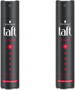 Schwarzkopf Black 5no upto 72hr Power Hold Pack of 2 Hair Spray