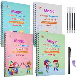 Oxane Book A5 Gift Set rewritable disappearing ink magic book set for pre school kids 15 Pages