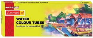 Camel Student Water Colour Tubes 18 Shades Pack of 1