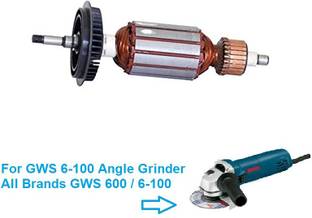 Sauran Armature for Angle Grinder 6-100 or GWS 600 Power & Hand Tool Kit