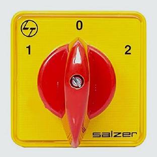 Salzer (L&T) Cam Operated Rotary Switch S6 B13 6Amps 3 Pole 2 Way with OFF 60', Cat no: 61027SAB13TDY
