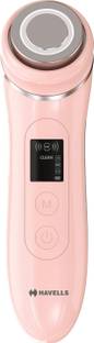 HAVELLS SC5065 Multifunction Skin Care Device, for Cleaning & Massaging, Reduces Pigmentation, Restores Skin Elasticity, Fast Charge Facial Cleanser System & Brush