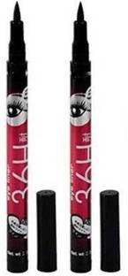 petal pink Eyeliner 36 Hours liquid ey liner Pen combo bridal pack Set of 2 2.5 g