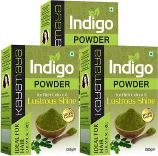 Kayamaya 100% Organic Indigo Powder - Set of 3